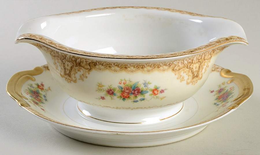 KON30 Gravy Boat with Attached Underplate by Kongo-1