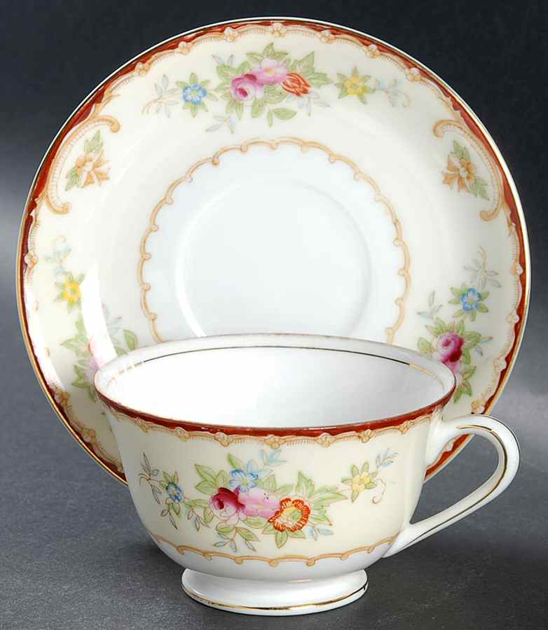 KON31 Footed Cup & Saucer Set by Kongo-1