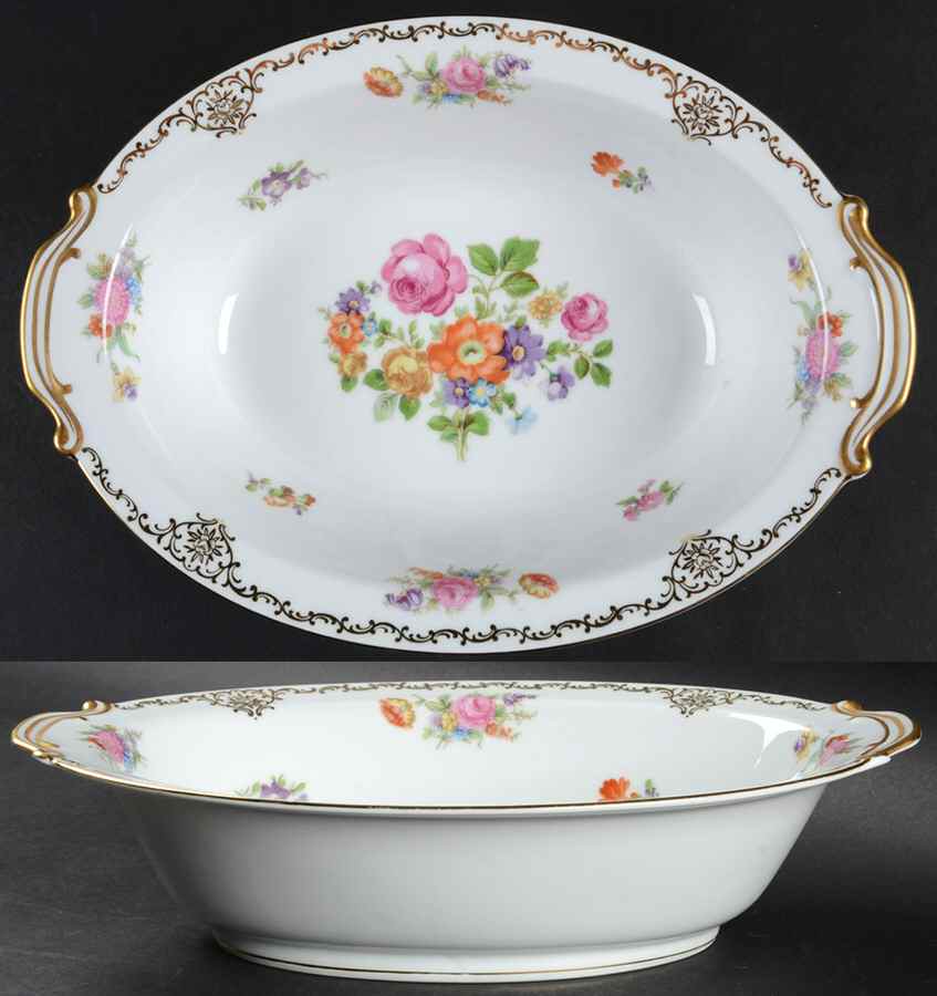 KON33 10" Oval Vegetable Bowl by Kongo-1