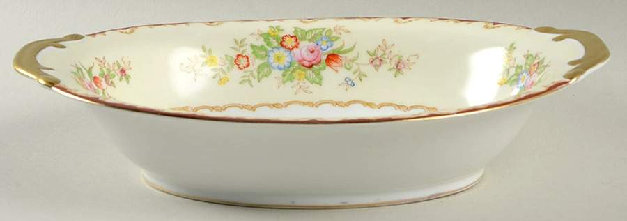 KON37 (JAPAN) 10" Oval Vegetable Bowl by Kongo-1