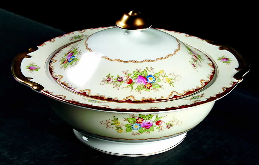 KON37 (JAPAN) Round Covered Vegetable by Kongo-1