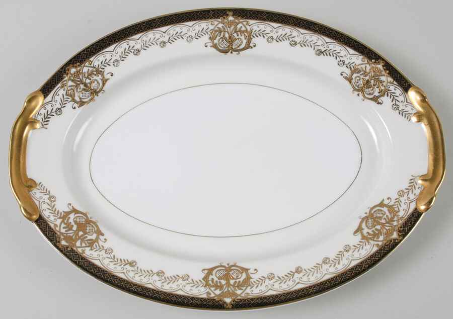 KON39 12" Oval Serving Platter by Kongo-1