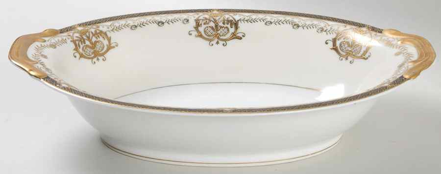 KON39 10" Oval Vegetable Bowl by Kongo-1