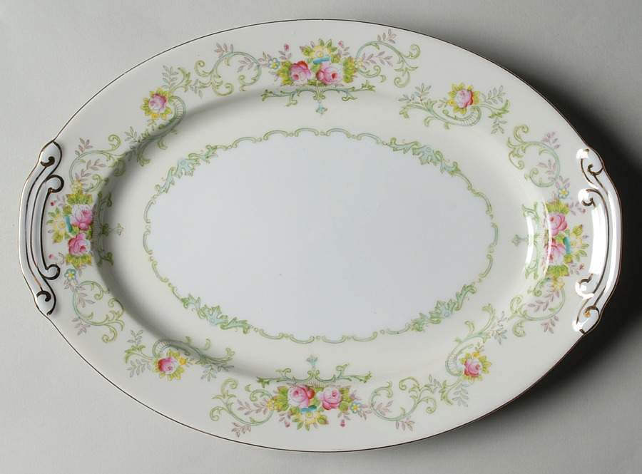 KON4 12" Oval Serving Platter by Kongo-1