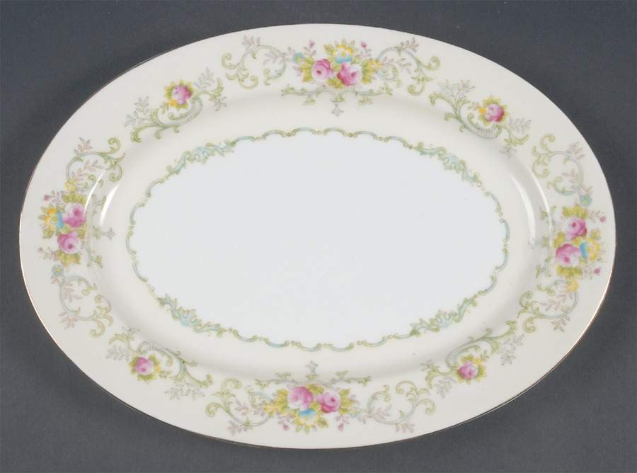 KON4 12" Oval Serving Platter by Kongo-1