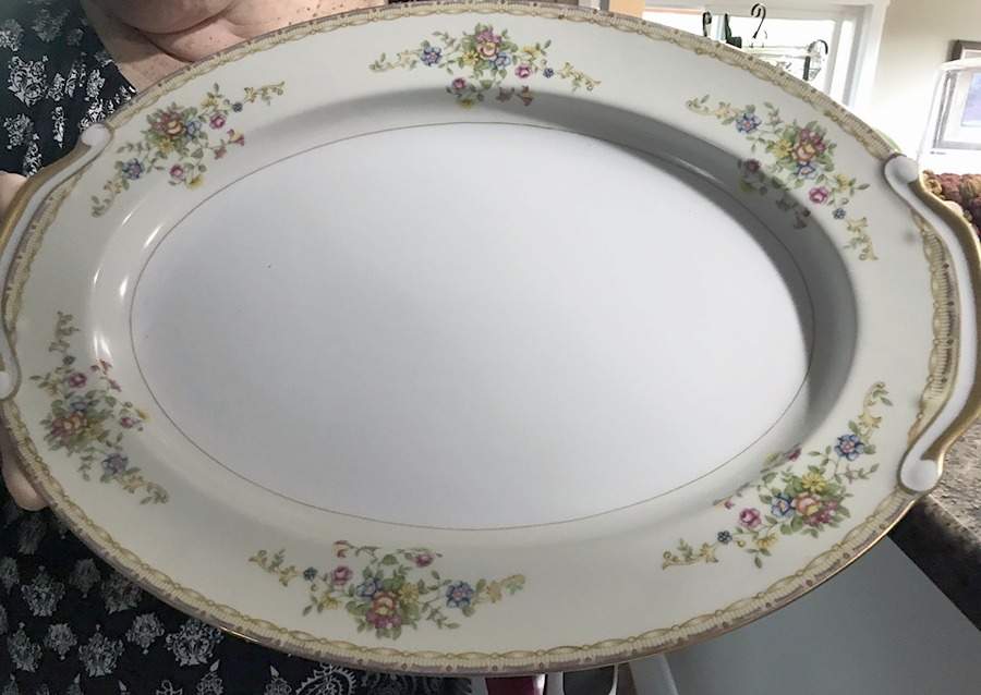 KON45 15" Oval Serving Platter by Kongo-1