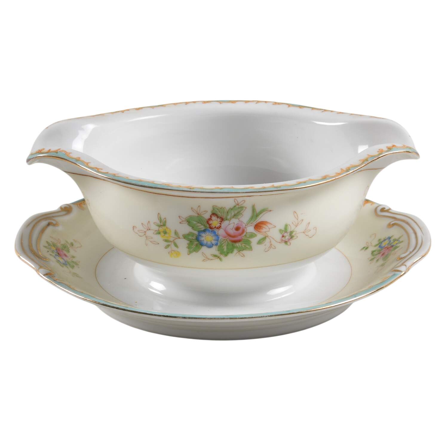 KON47 Gravy Boat with Attached Underplate by Kongo-1