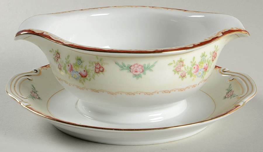 KON5 Gravy Boat with Attached Underplate by Kongo-1