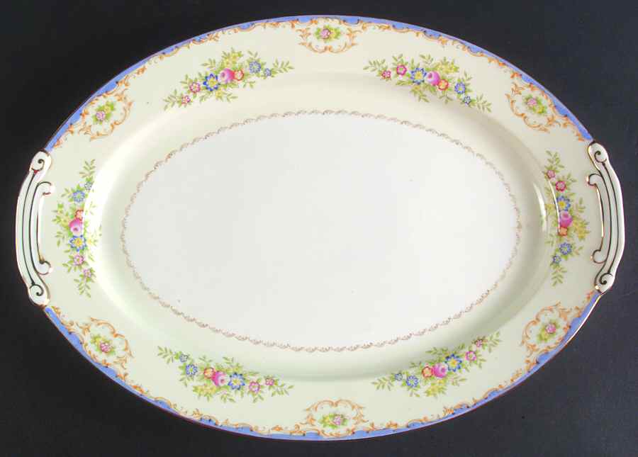 KON52 16" Oval Serving Platter by Kongo-1