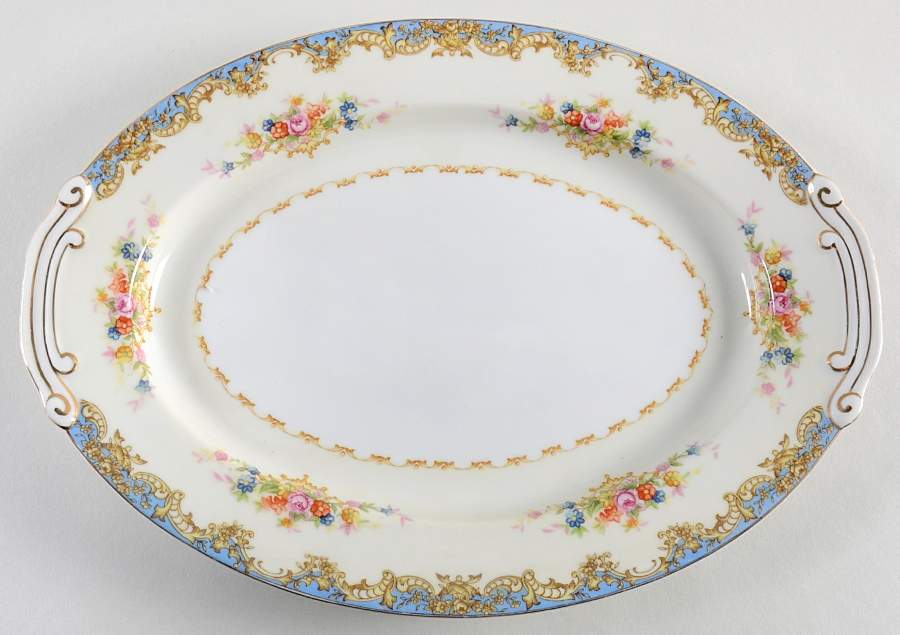 KON9 12" Oval Serving Platter by Kongo-1