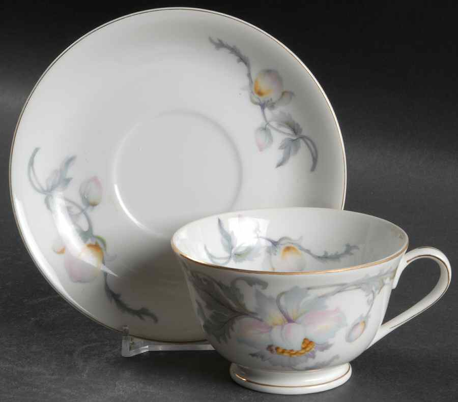 Monmouth Footed Cup & Saucer Set by Kongo-1