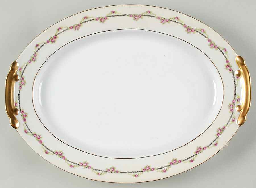 Randolph 14" Oval Serving Platter by Kongo-1