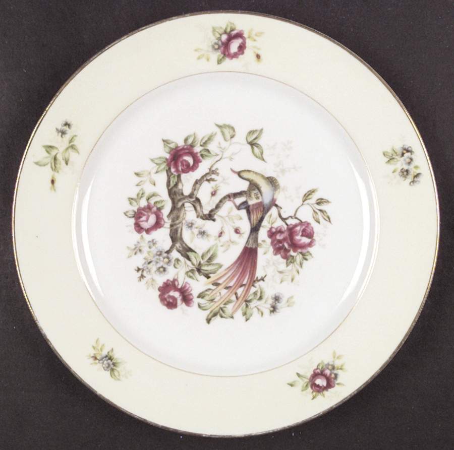 Royal Bird Dinner Plate by Kongo-1