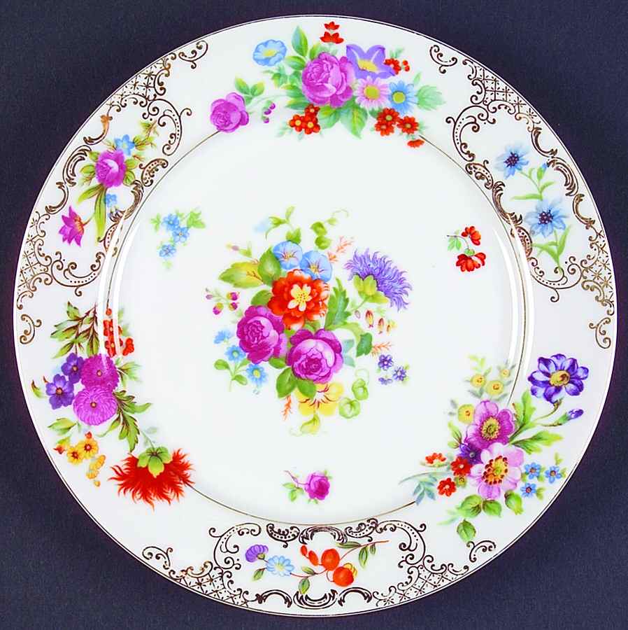 Romance Salad Plate by Kongo-1