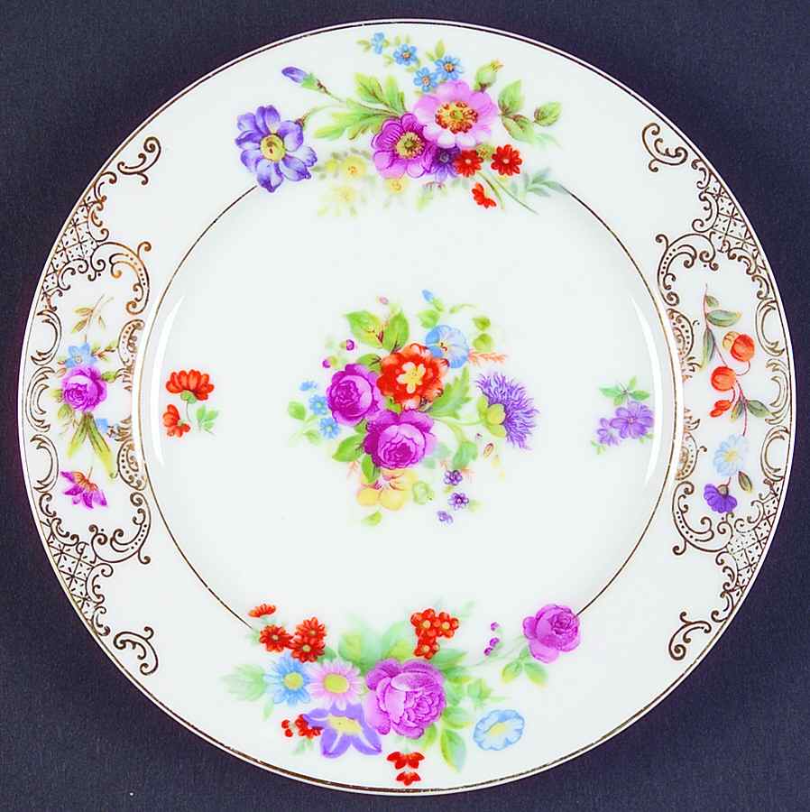 Romance Bread & Butter Plate by Kongo-1