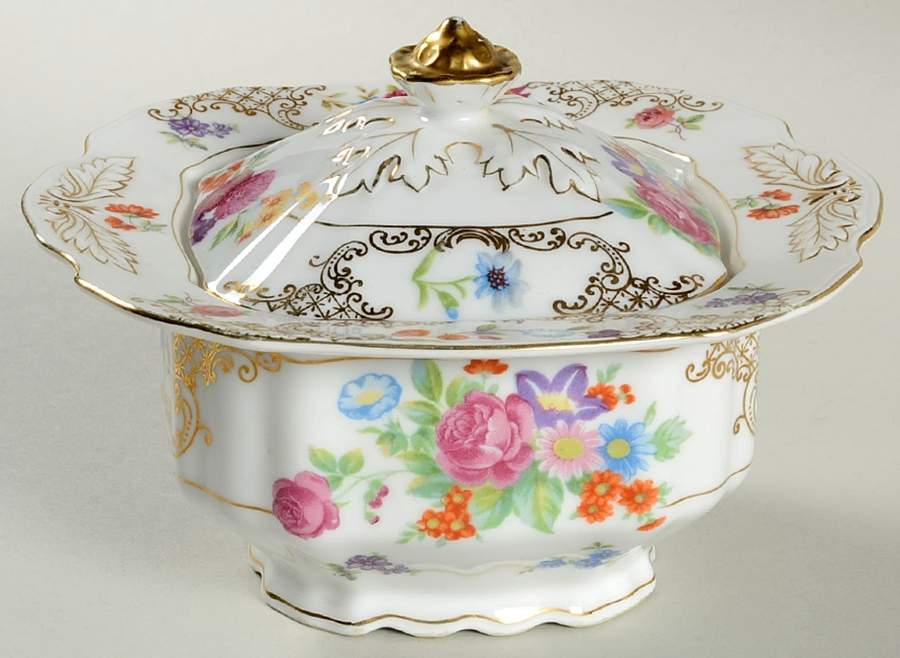 Romance Sugar Bowl & Lid by Kongo-1