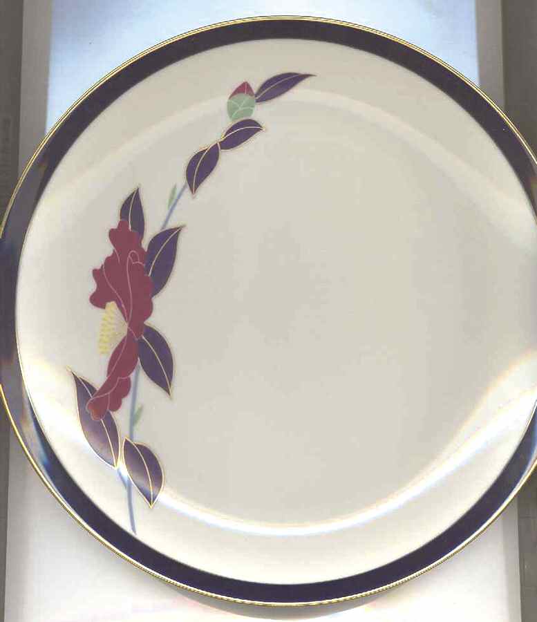 Sasanqua Salad Plate by Koransha-1