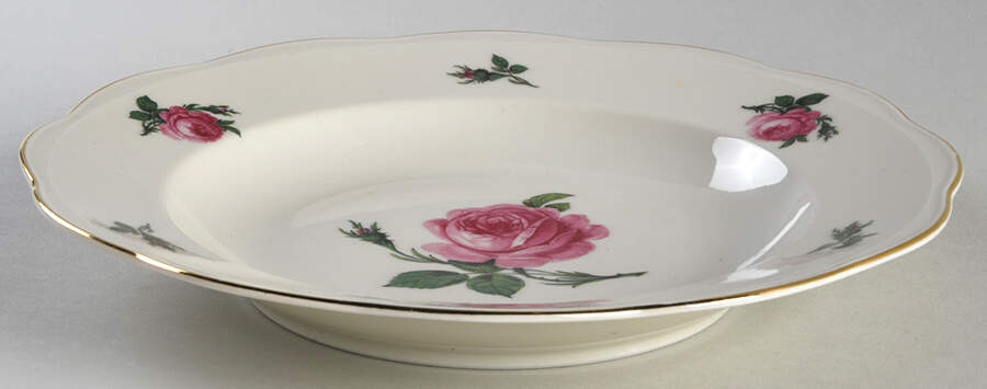 0643 Large Rim Soup Bowl by KPM-1
