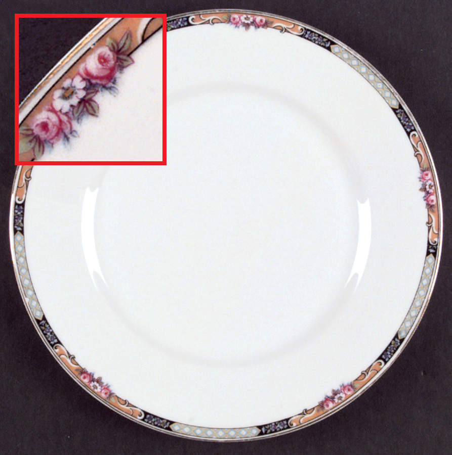 27044-4576 Dinner Plate by KPM-1