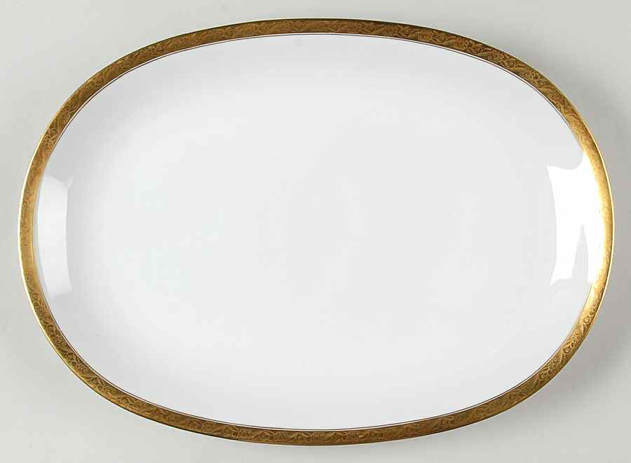 404 14" Oval Serving Platter by KPM-1