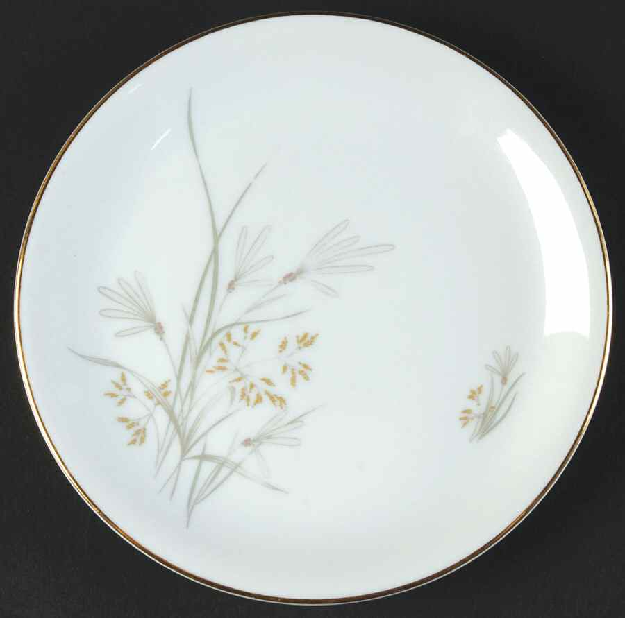 606 (White, Gold Trim) Bread & Butter Plate by KPM-1