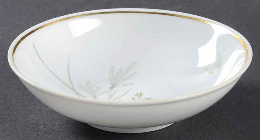 606 (White, Gold Trim) Fruit/Dessert (Sauce) Bowl by KPM-1
