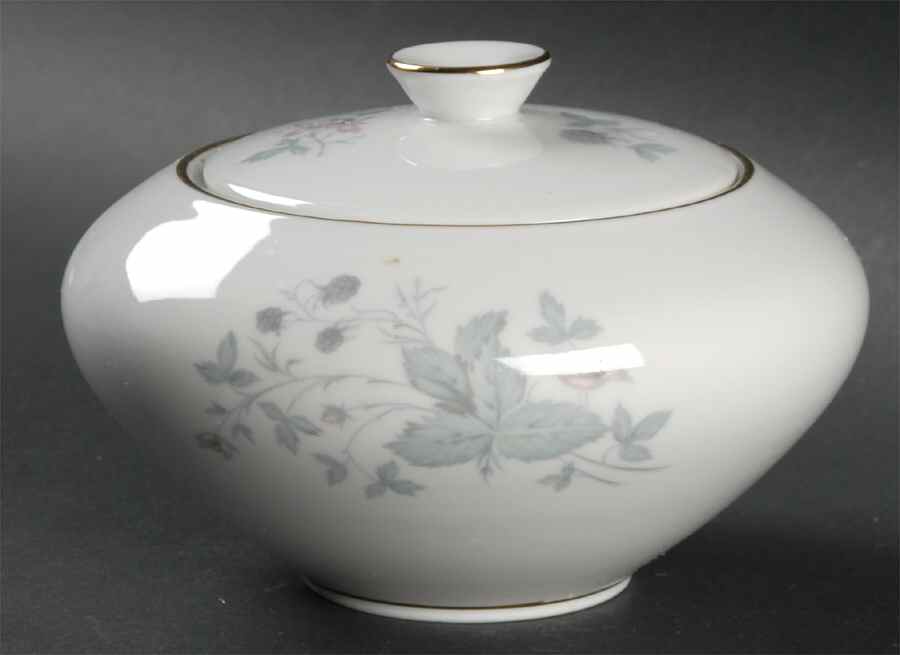 629 (White Background) Sugar Bowl & Lid by KPM-1