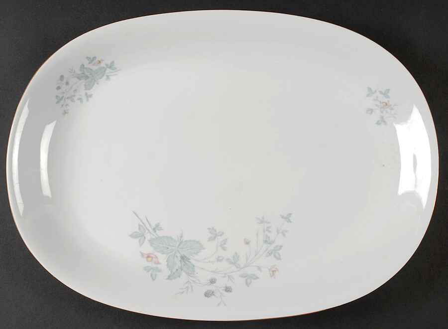 629 (White Background) 16" Oval Serving Platter by KPM-1