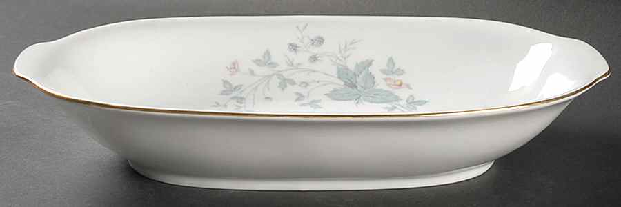 629 (White Background) 13" Oval Vegetable Bowl by KPM-1