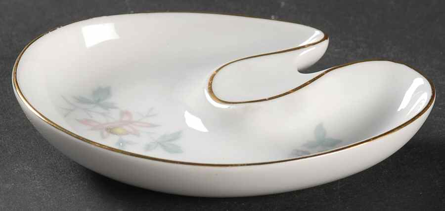 629 (White Background) Small Ashtray by KPM-1