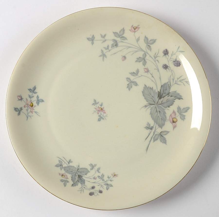 629 (Cream Background) Luncheon Plate by KPM-1