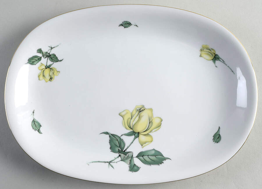 674 13" Oval Serving Platter by KPM-1