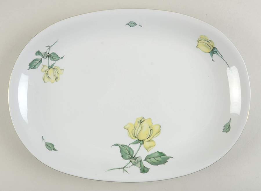 674 14" Oval Serving Platter by KPM-1