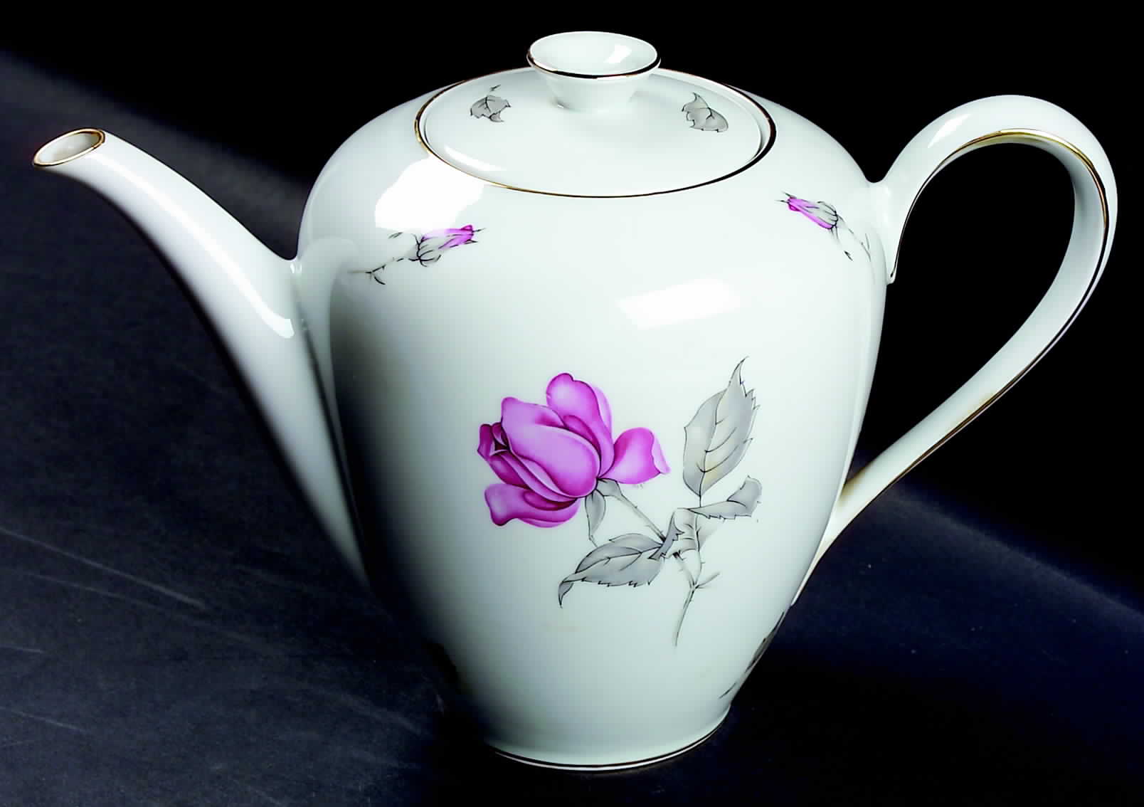 675 (Gold Trim) Coffee Pot & Lid by KPM-1