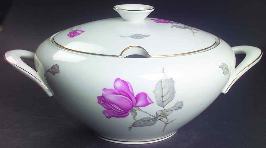 675 (Gold Trim) Tureen &  Lid by KPM-1