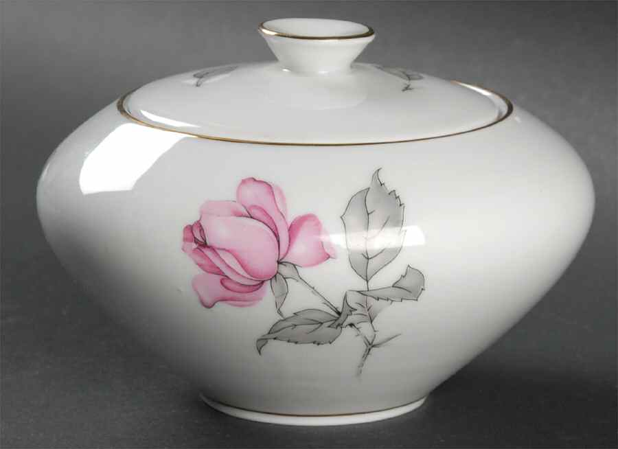 675 (Gold Trim) Sugar Bowl & Lid by KPM-1
