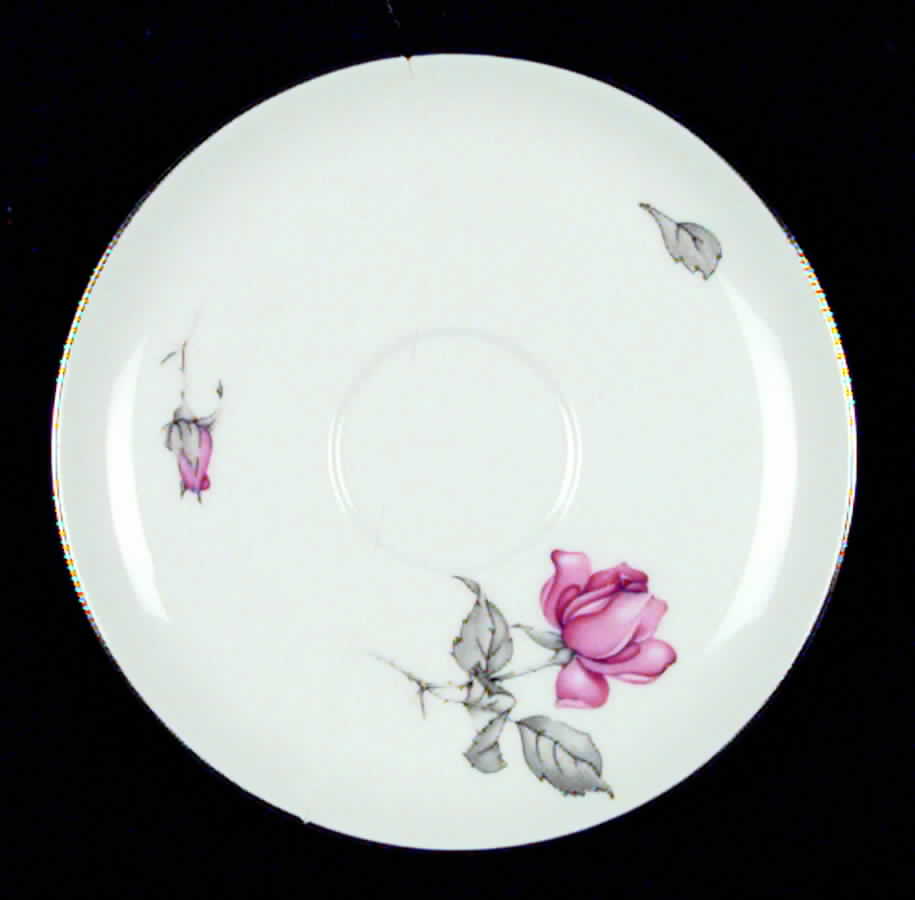 675 (Platinum Trim) Saucer by KPM-1