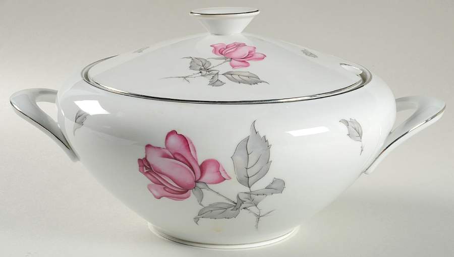 675 (Platinum Trim) Tureen &  Lid by KPM-1