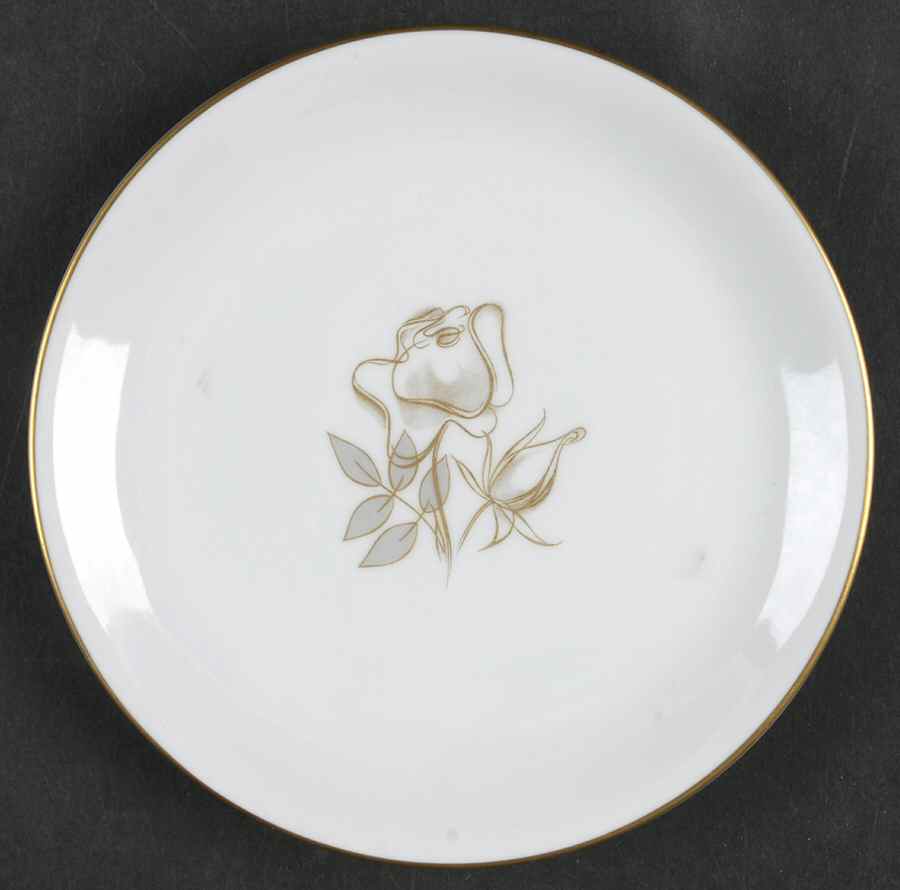 Goldrose Dinner Plate by KPM-1