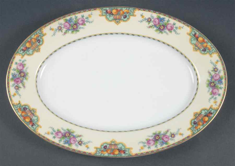 Beverly 12" Oval Serving Platter by KPM-1