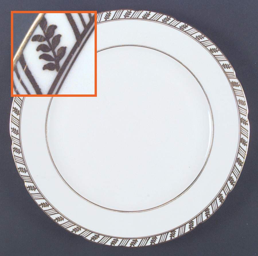Golden Fleece Dinner Plate by KPM-1