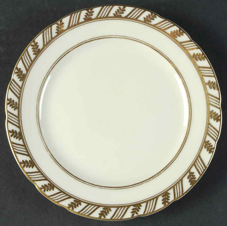 Golden Fleece Bread & Butter Plate by KPM-1
