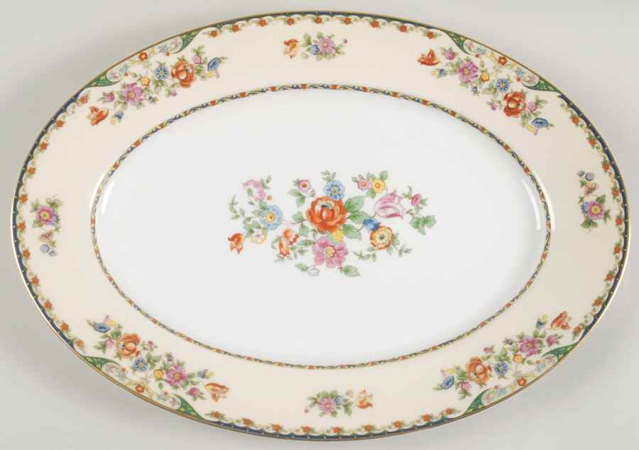 Kingsly 15" Oval Serving Platter by KPM-1