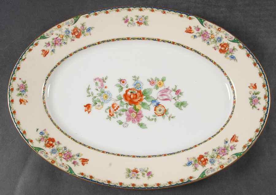 Kingsly 13" Oval Serving Platter by KPM-1
