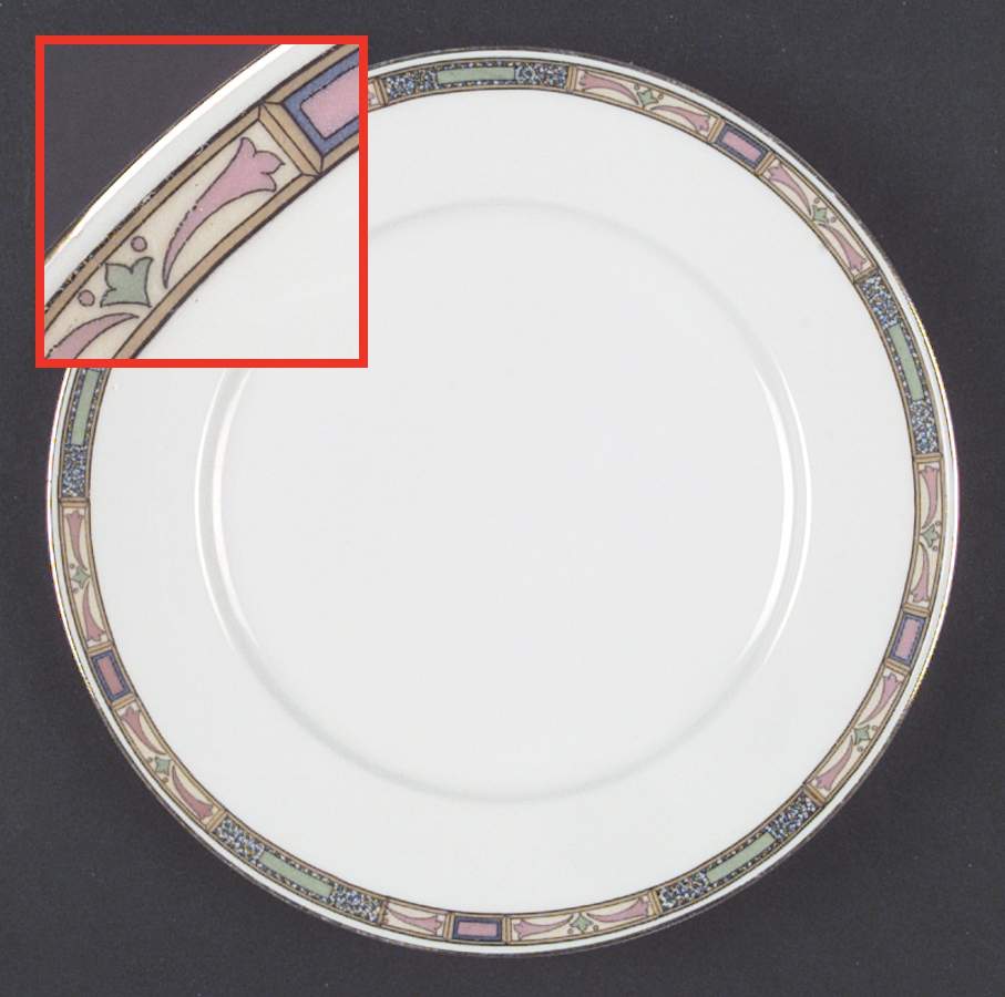 4661 Dinner Plate by KPM-1