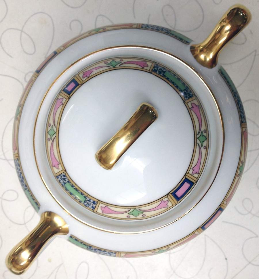 4661 Sugar Bowl & Lid by KPM-1