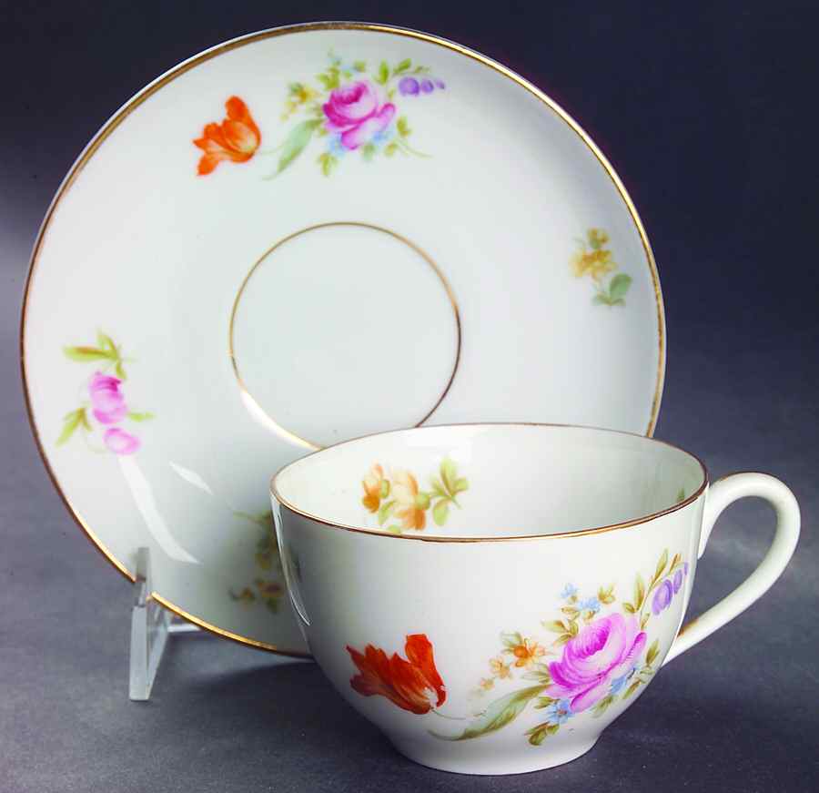 KPM2 Flat Cup & Saucer Set by KPM-1