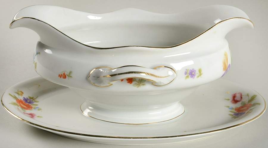 KPM2 Gravy Boat with Attached Underplate by KPM-1