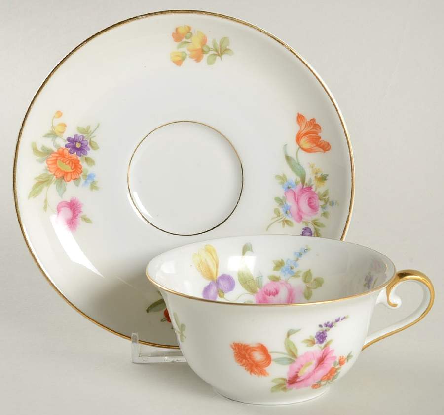 KPM2 Flat Cup & Saucer Set by KPM-1