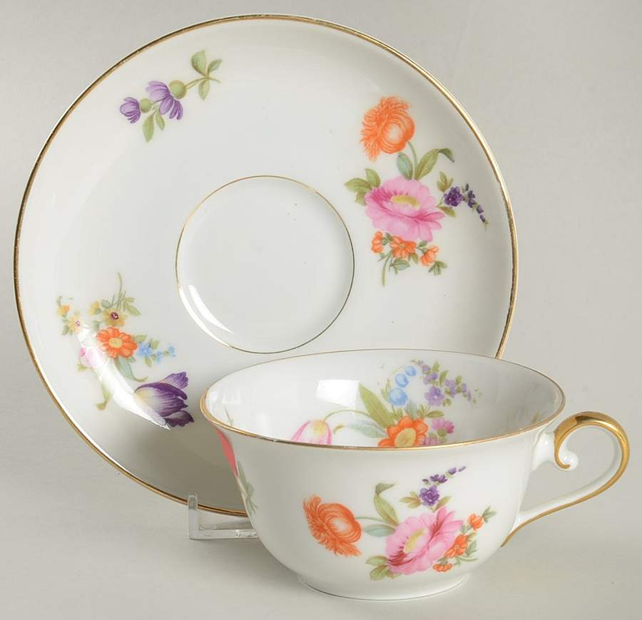 KPM2 Flat Cup & Saucer Set by KPM-1